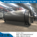 Waste tires recycled to fuel oil pyrolysis equipment